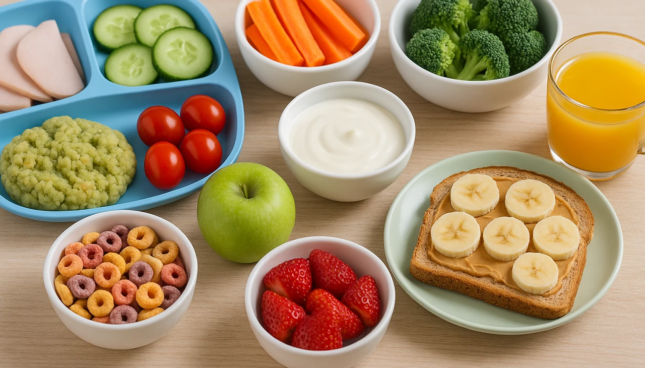 alimentação saudável para crianças